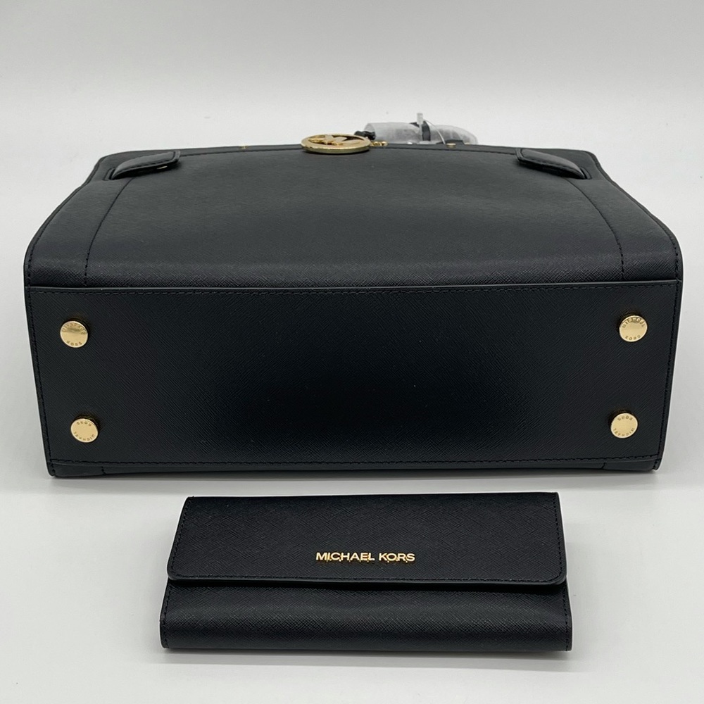 Michael Kors Medium Rayne Satchel & Trifold Wallet - Picture 4 of 12